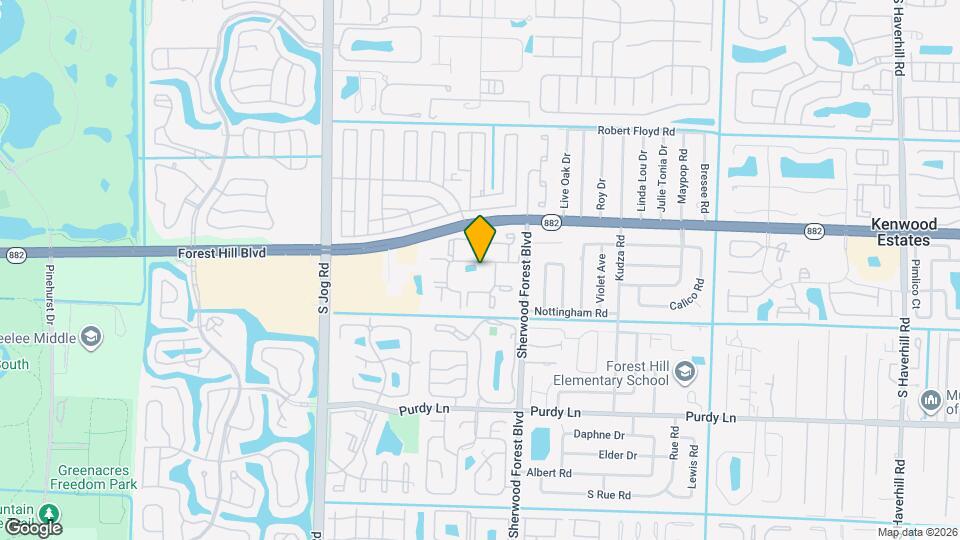 6100 Forest Hill Blvd, Unit 109 Map and Location Details