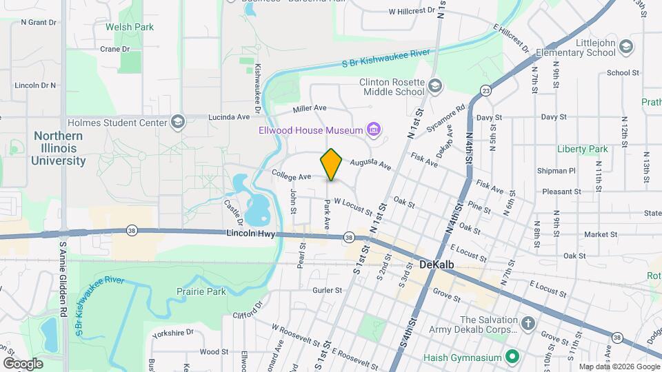 336 College Ave, Unit Unit 2W Map and Location Details