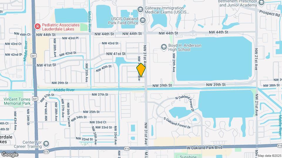 3920 NW 31st Ter Map and Location Details
