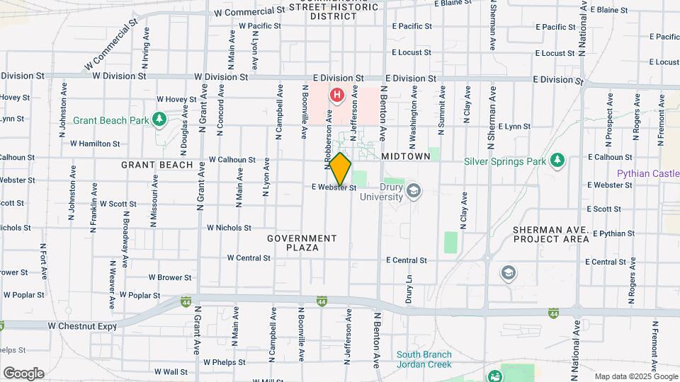 318 E Webster St Map and Location Details