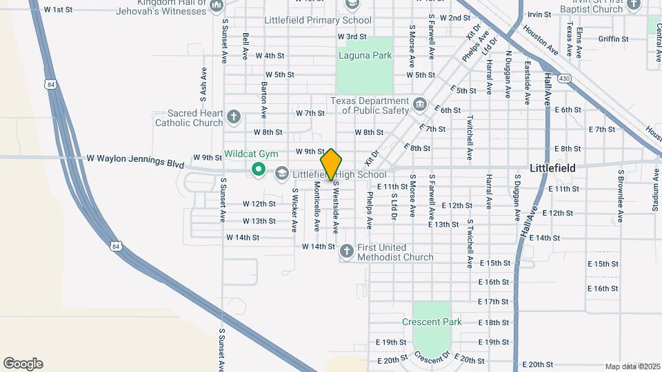 1021 S Westside Ave Map and Location Details