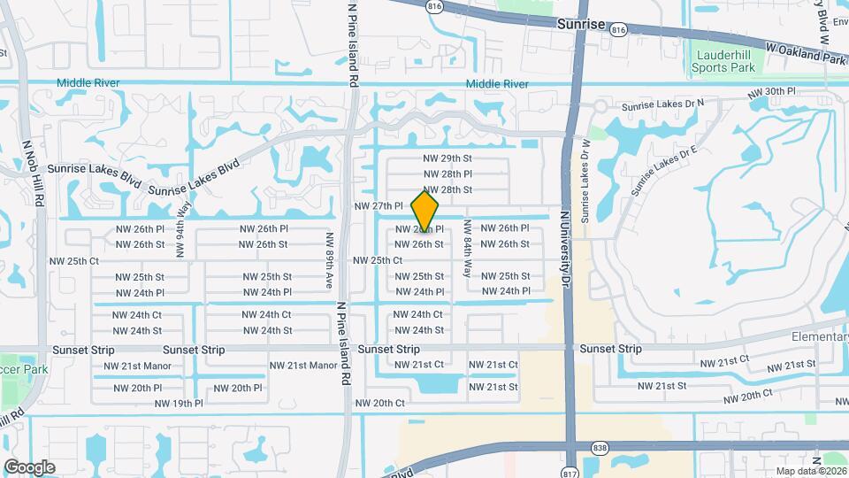 8571 NW 26th St, Unit 8571 Map and Location Details