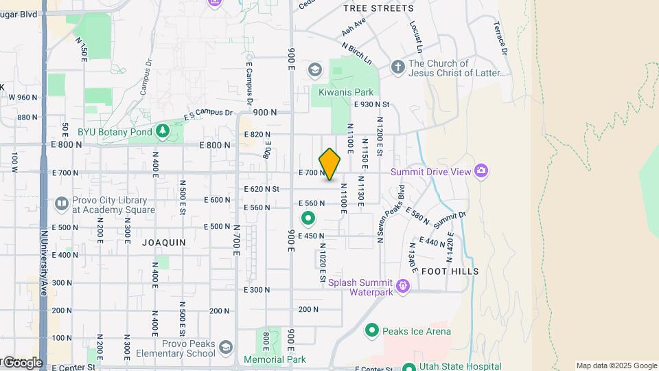 1051 E 620 N St Map and Location Details