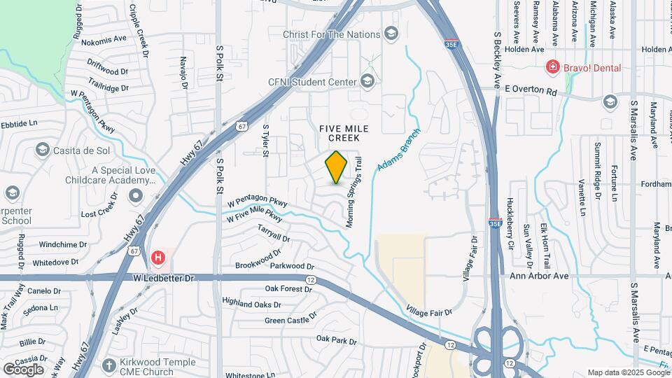 619 Cove Hollow Dr Map and Location Details