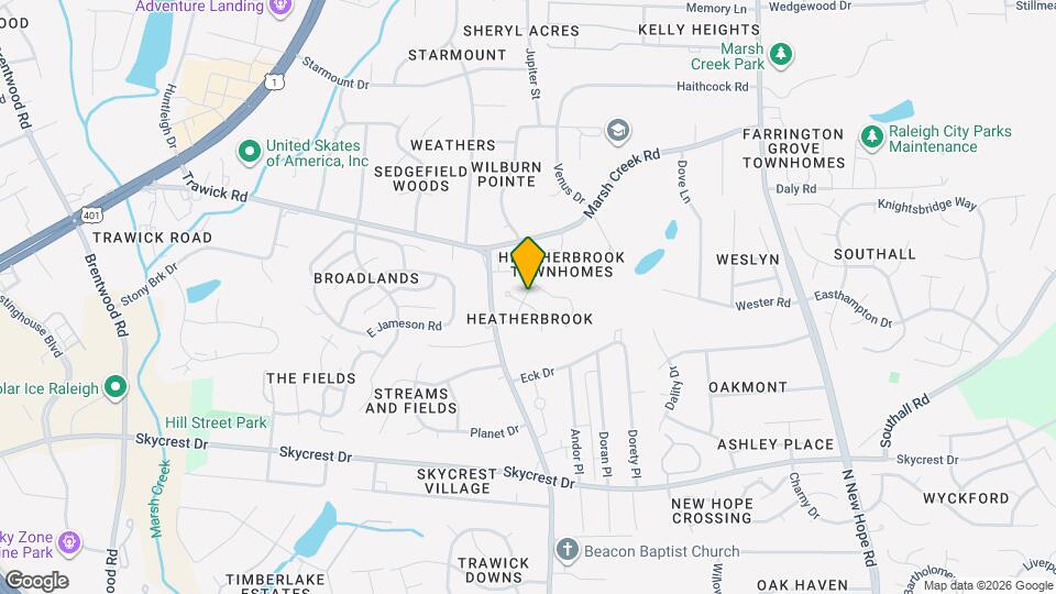 3600 Wickersham Way Map and Location Details