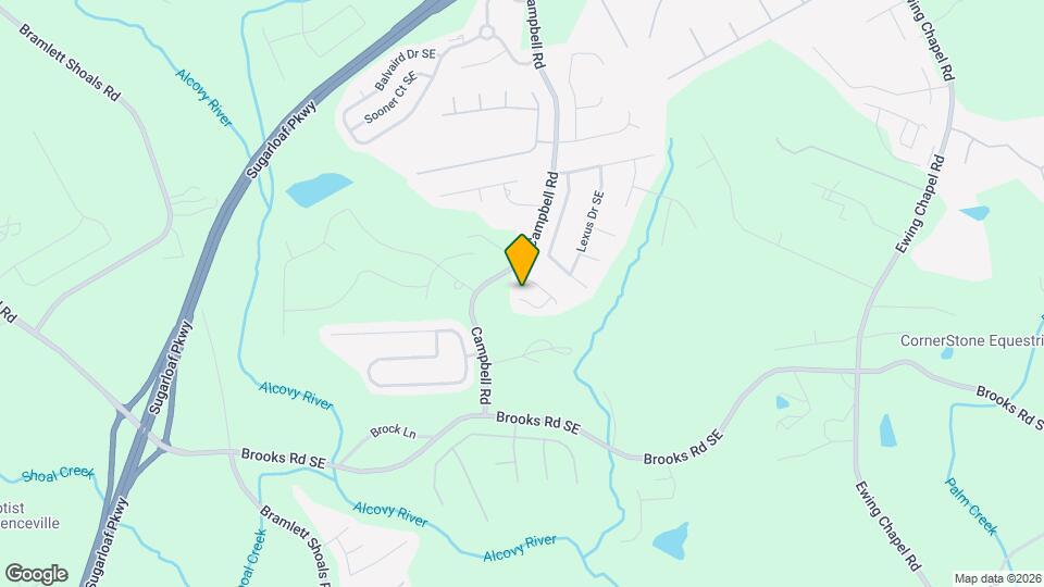 1570 Campbell Ridge Ln Mapa y Detalles de la Ubicación