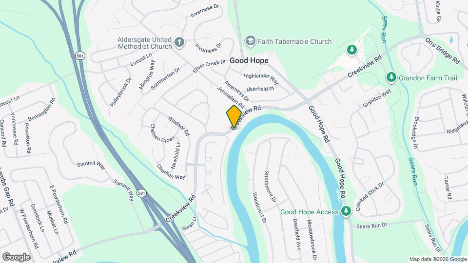 5685 Creekview Rd Map and Location Details