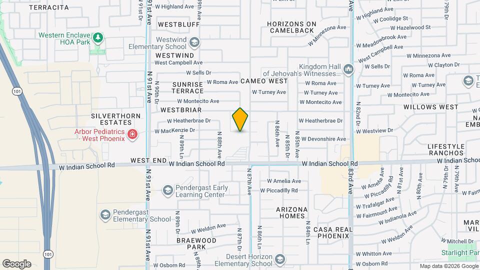 8721 W MacKenzie Dr Map and Location Details