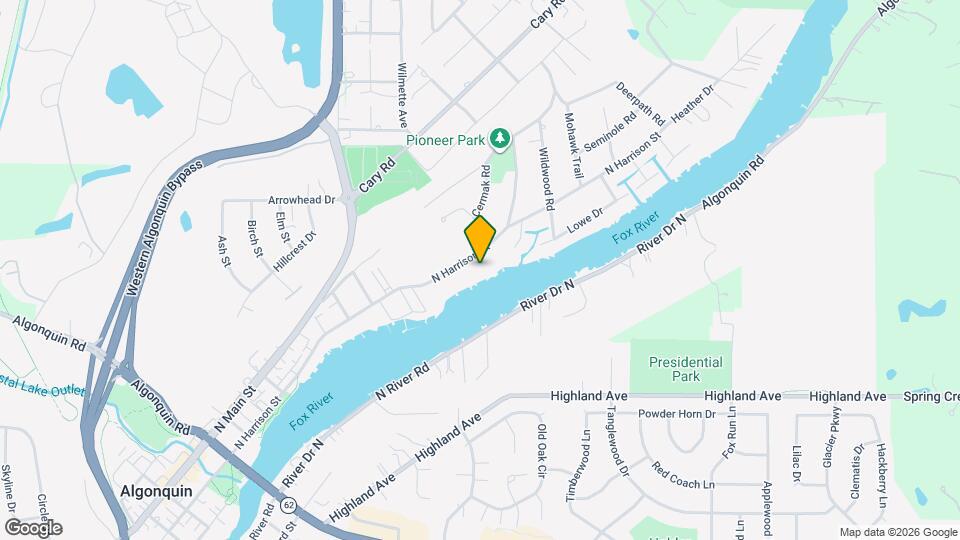 1037 N Harrison St Map and Location Details