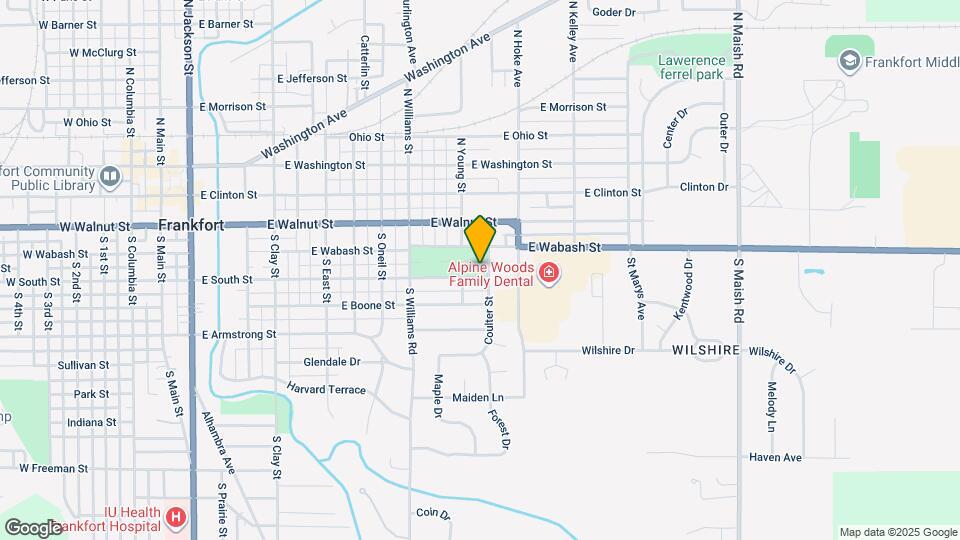1250 E South St Mapa y Detalles de la Ubicación