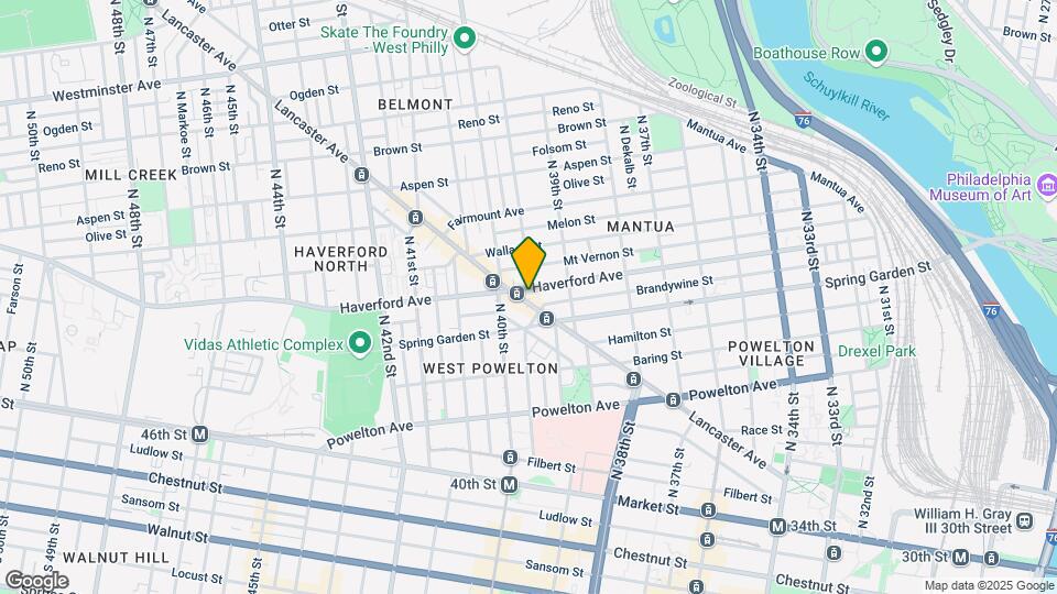 3945-49 Lancaster Ave Map and Location Details