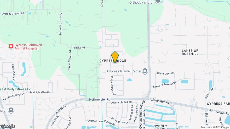 18210 Hammondsport Ln Map and Location Details