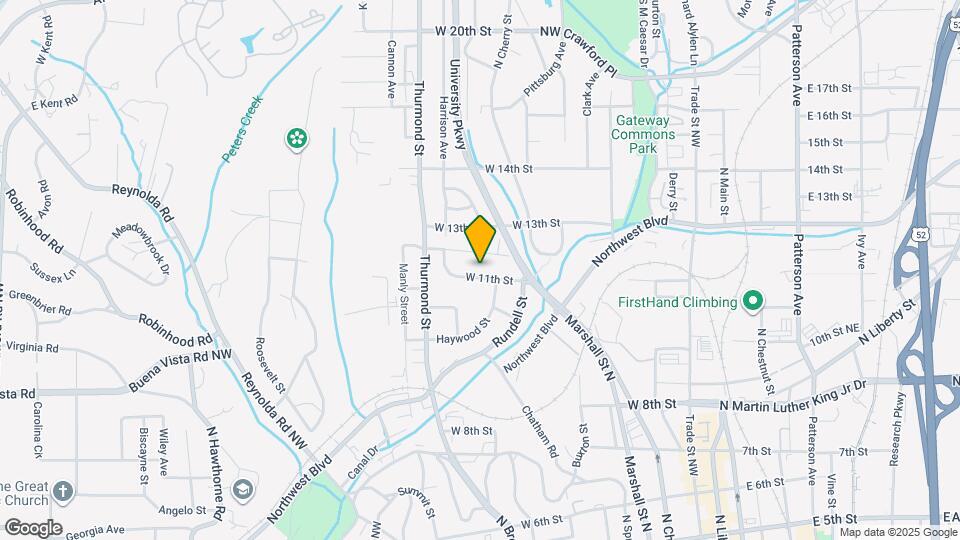 871 W 11th St Map and Location Details