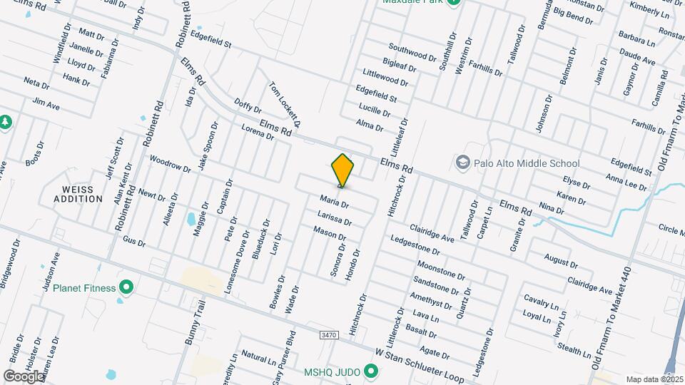 2710 Wesley Dr Map and Location Details
