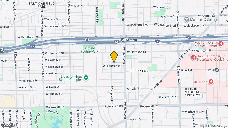 2452 W Lexington St Map and Location Details