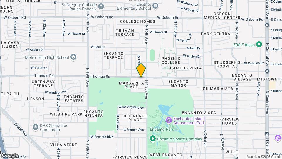 1517 W Thomas Rd Map and Location Details