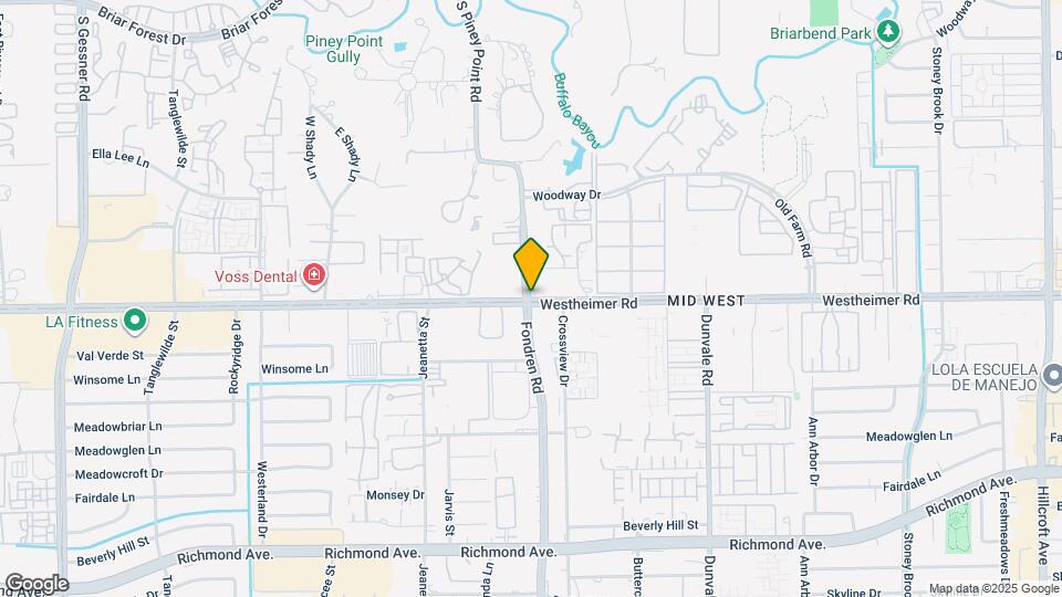 8882 Westheimer Rd Mapa y Detalles de la Ubicación