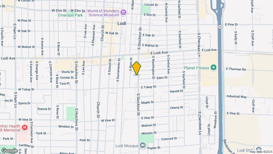 513 S Stockton St Mapa y Detalles de la Ubicación