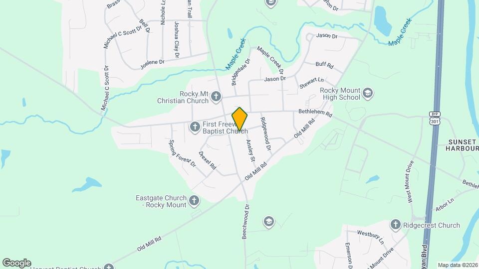 509 Drexel Rd Map and Location Details
