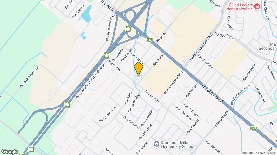 185 Paradis Rue Map and Location Details