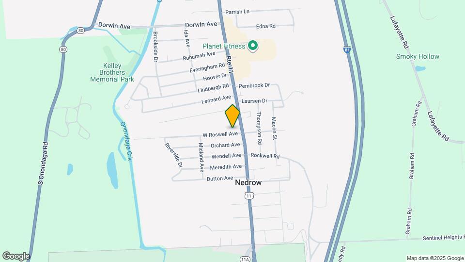 104 W Roswell Ave Map and Location Details