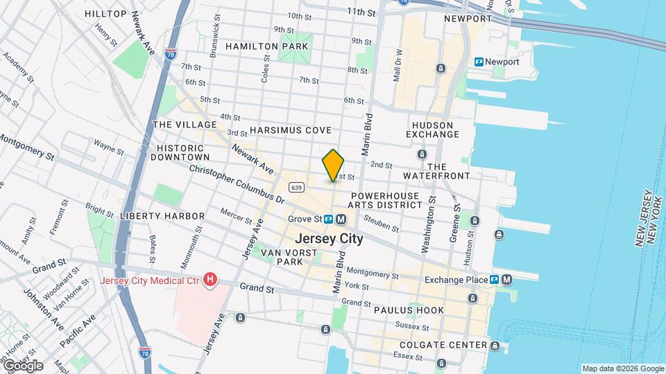 353 Grove St Map and Location Details