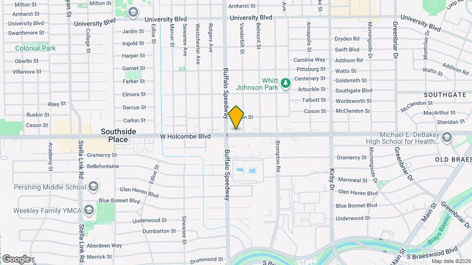 6732 Vanderbilt St Map and Location Details