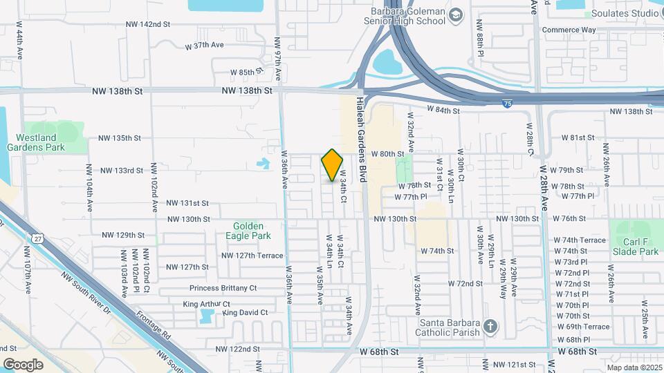 10337 W 34th Ln Map and Location Details