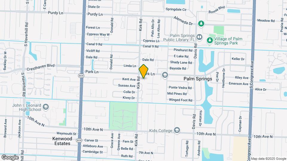 3954 Park Ln Map and Location Details