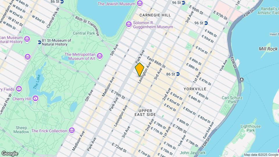 1222 Lexington Ave Mapa y Detalles de la Ubicación