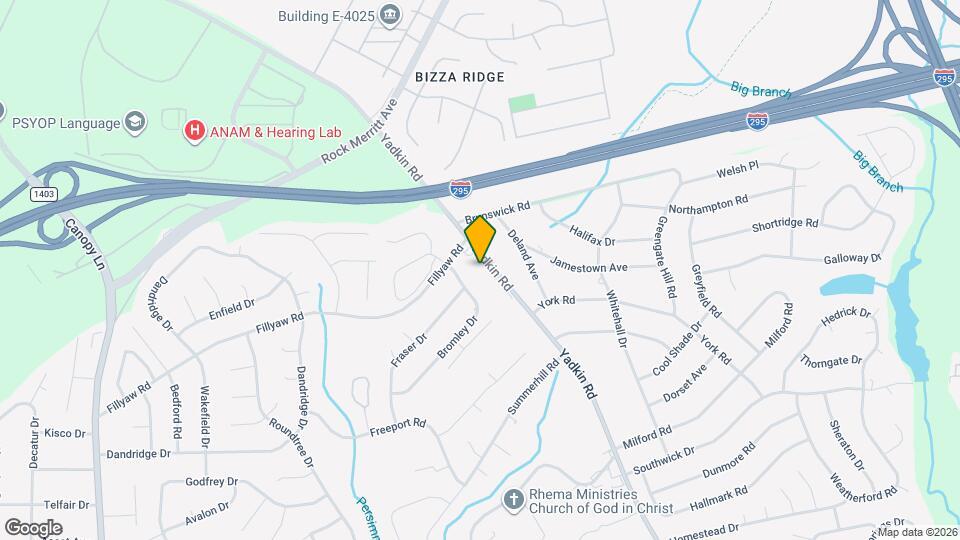 6475 Yadkin Rd Map and Location Details