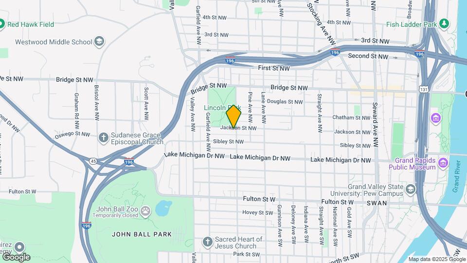 1100 Jackson St NW Map and Location Details