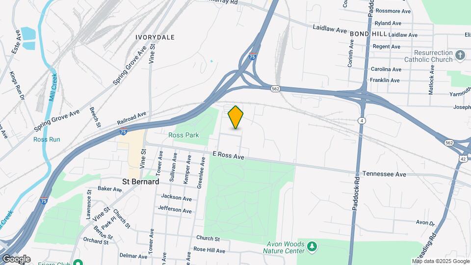 626 Moeller Ave Map and Location Details