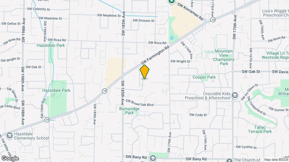 6220 SW 182nd Terrace Map and Location Details