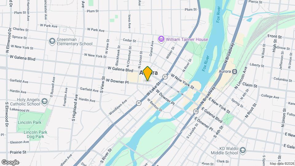 229 W Downer Pl, Unit Apt 2 Mapa y Detalles de la Ubicación