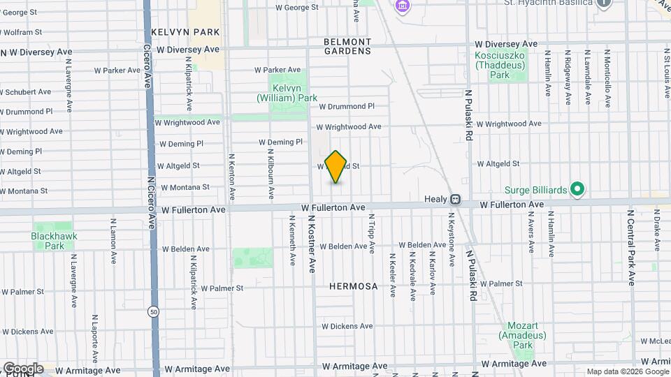 2427 N Lowell Ave Map and Location Details