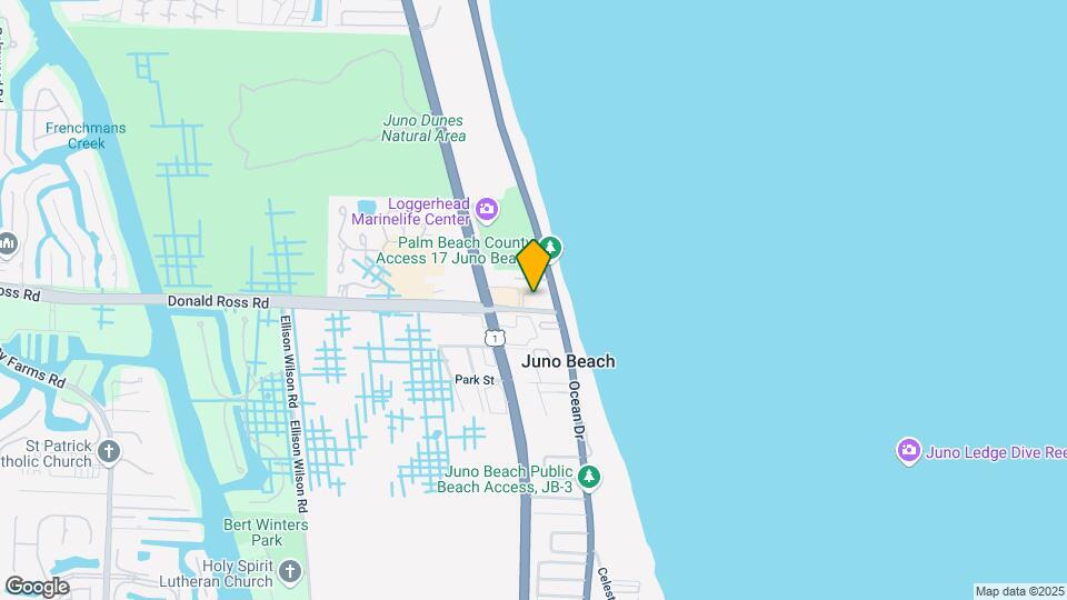 1055 Ocean Dr Map and Location Details