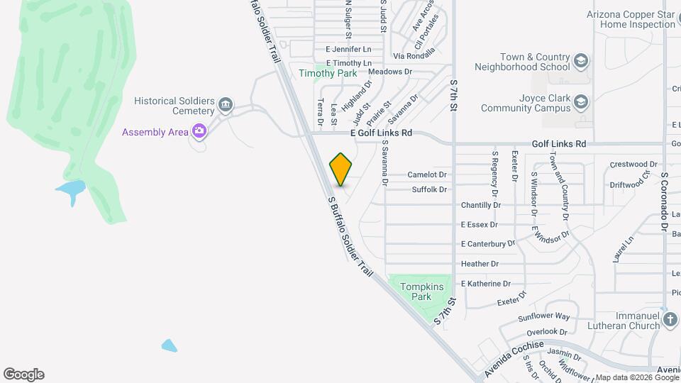 1620 Biscayne Dr Map and Location Details
