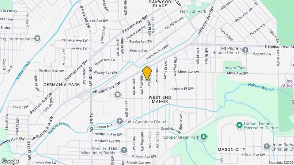 1252 18th Pl SW Map and Location Details