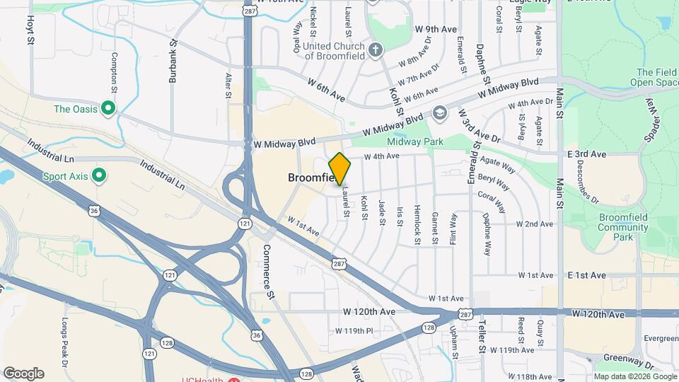 305 Laurel St Mapa y Detalles de la Ubicación