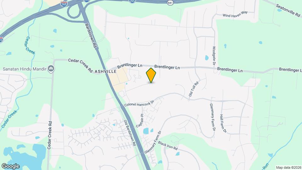 10828 Glenway Pl Map and Location Details