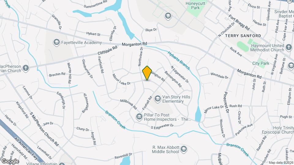 2721 Mirror Lake Dr Map and Location Details