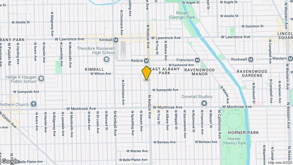 4518 N Kedzie Ave Mapa y Detalles de la Ubicación
