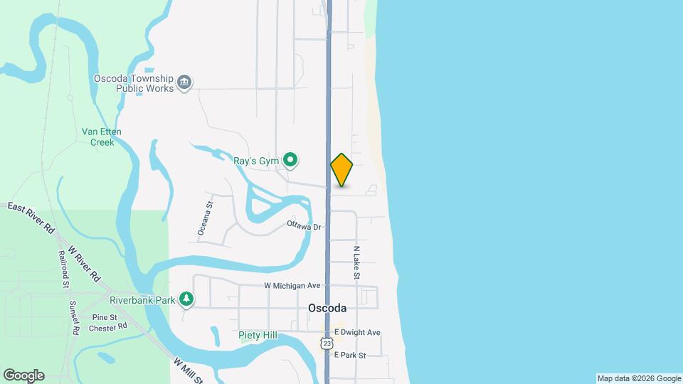 Huron Beach Apartments Map and Location Details