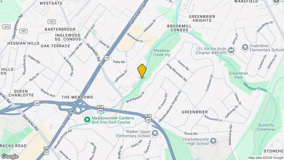 Hearthwood Townhouse Apartment Map and Location Details