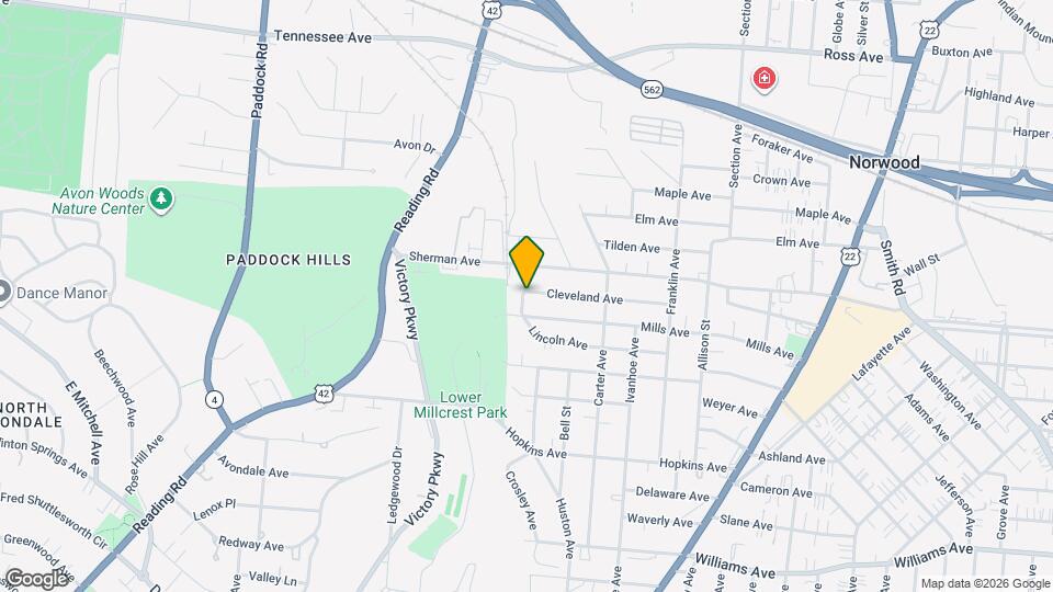 1701 Cleveland Ave Mapa y Detalles de la Ubicación