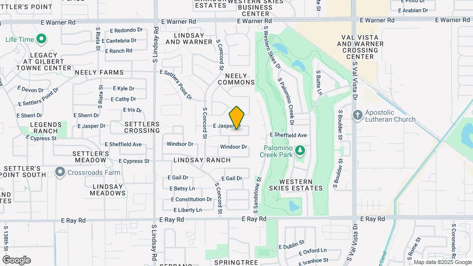 1128 E Sheffield Ave Map and Location Details