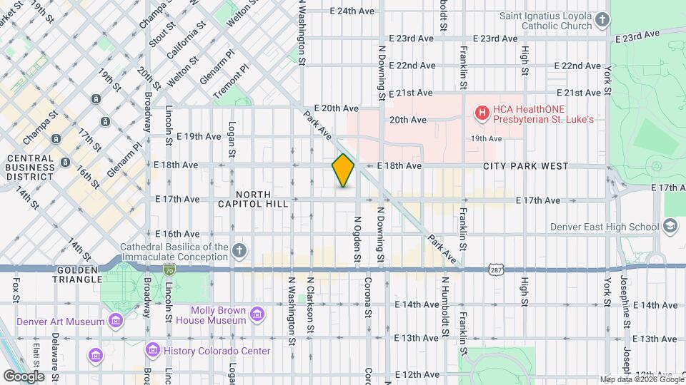 1700 N Emerson St Mapa y Detalles de la Ubicación