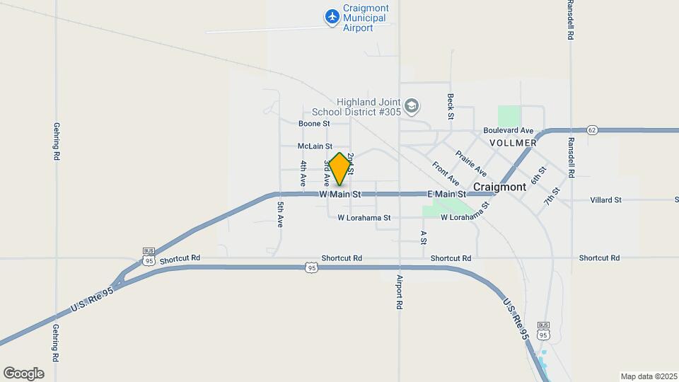 208 W Main St Map and Location Details