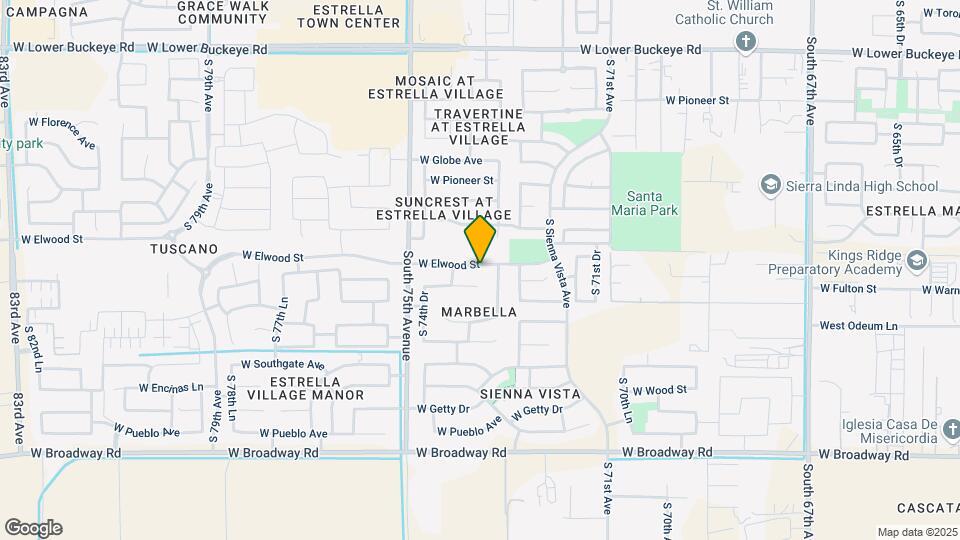 7333 W Elwood St Map and Location Details